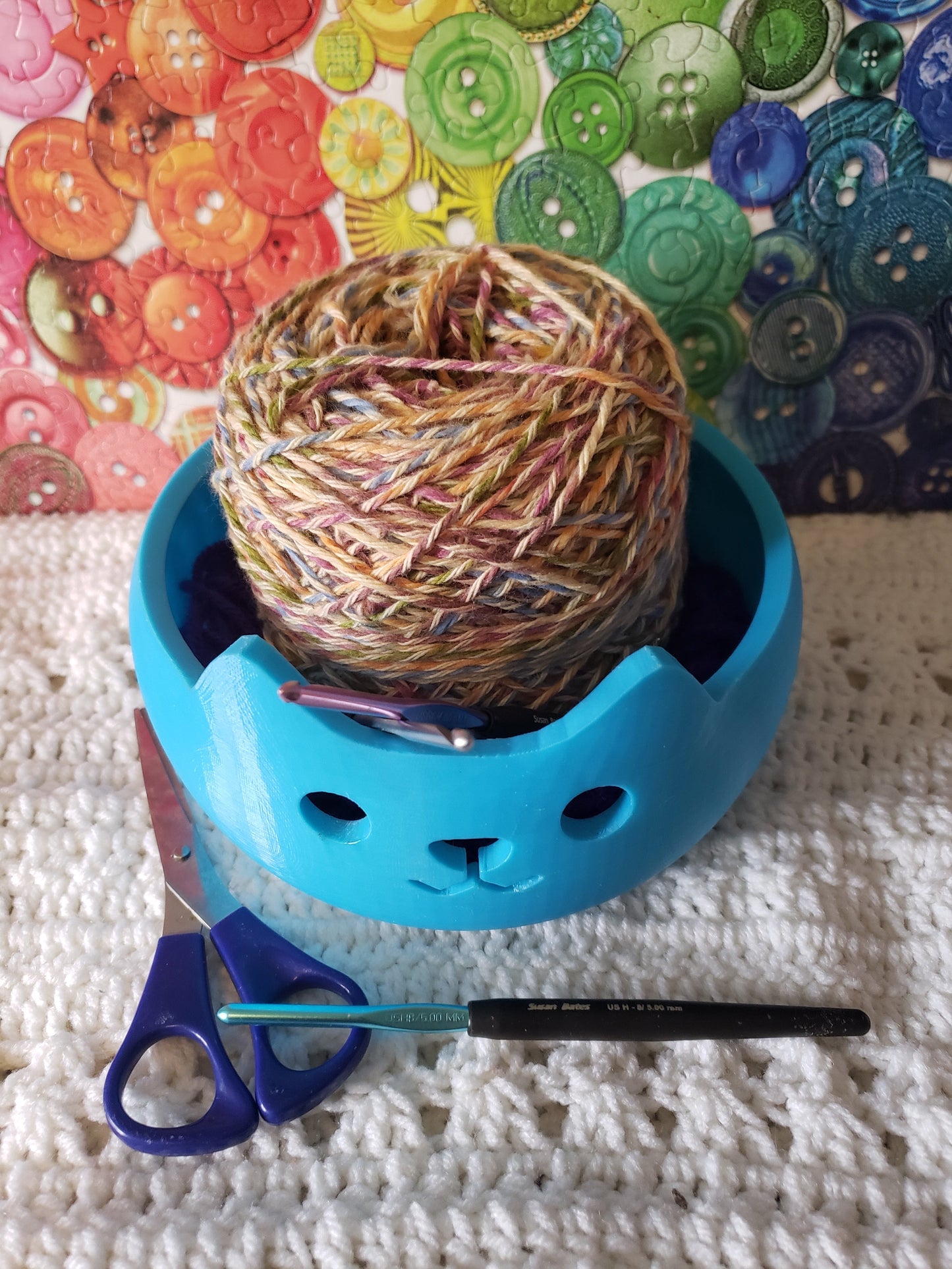 Cat Yarn Bowl
