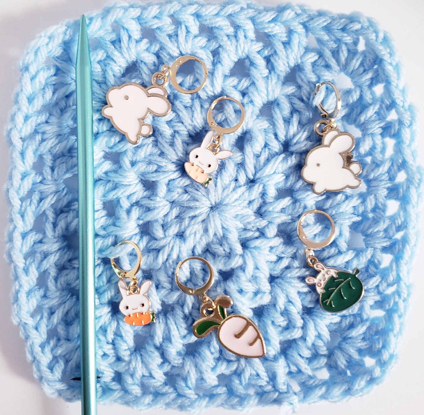 Happy Bunny Easter Stitch Markers