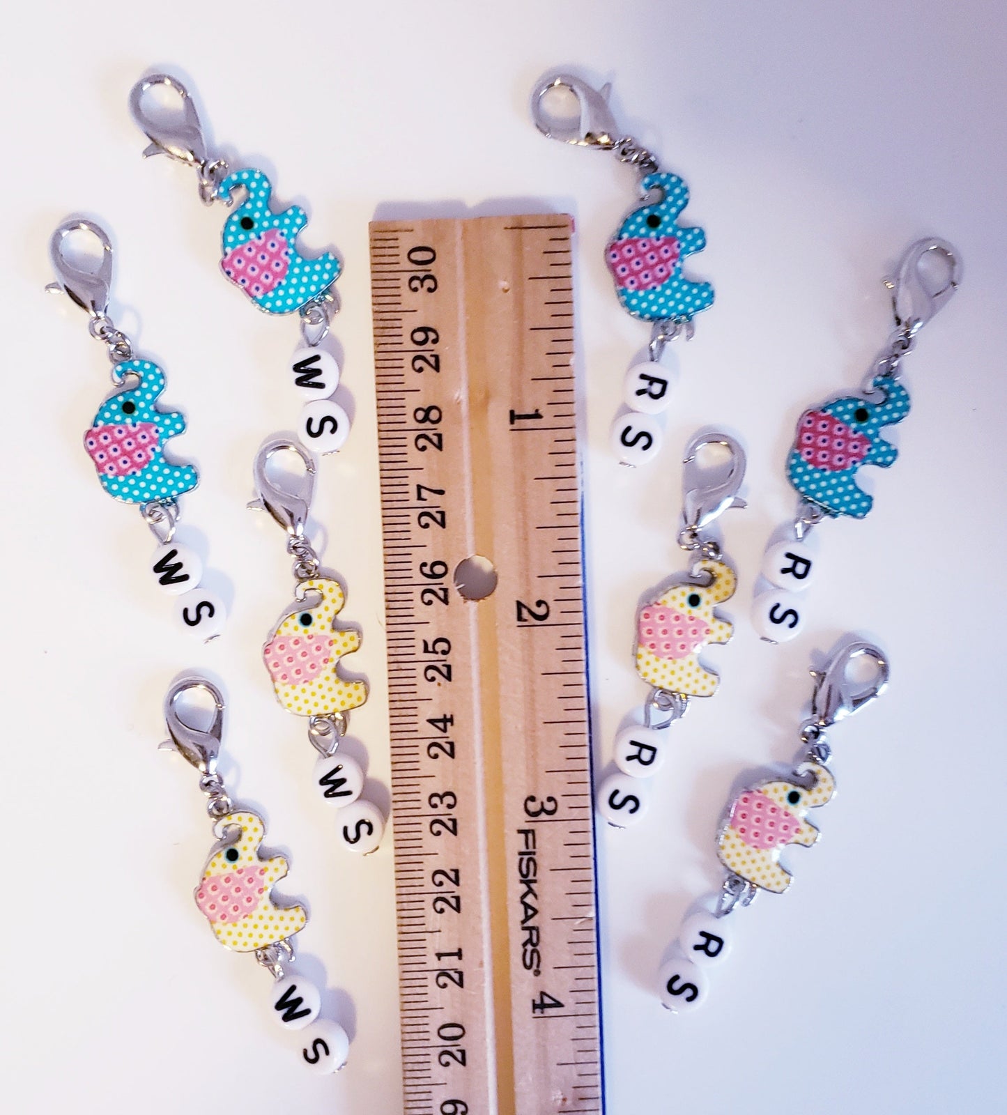 Elephant RS WS Stitch Markers