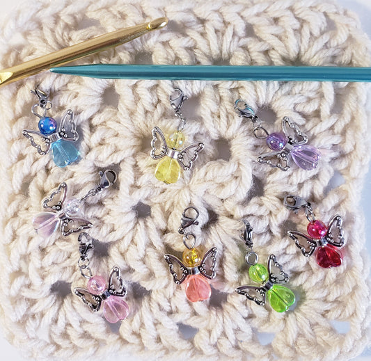 Angel Beaded Stitch Markers