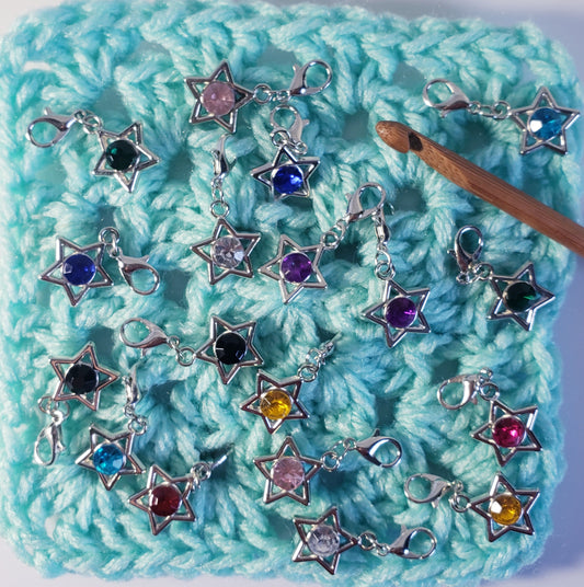 Star Bead Stitch Markers