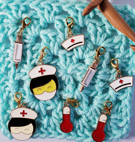 Nurse RN Stitch Markers