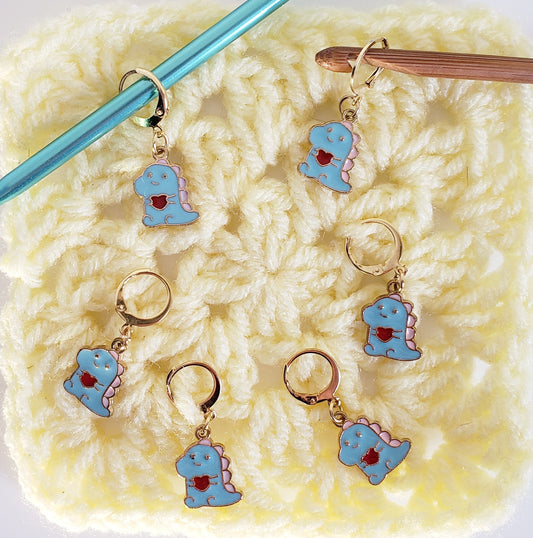Dinosaur Baby Stitch Markers