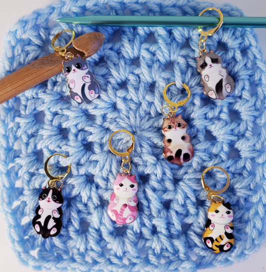 Cat Cuddle Stitch Markers