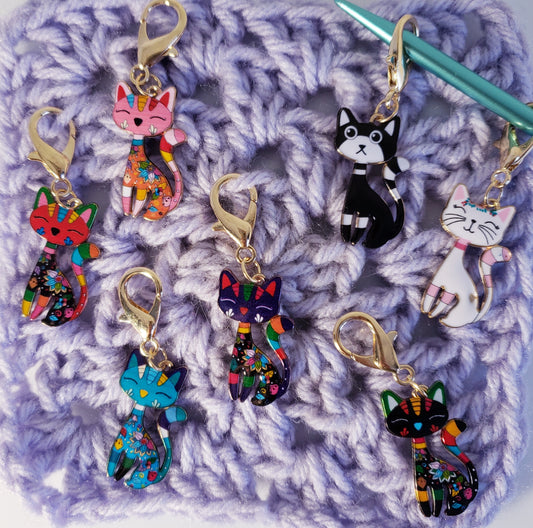 Cat Classy Stitch Markers