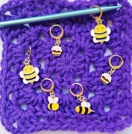 Bee Honey Stitch Markers
