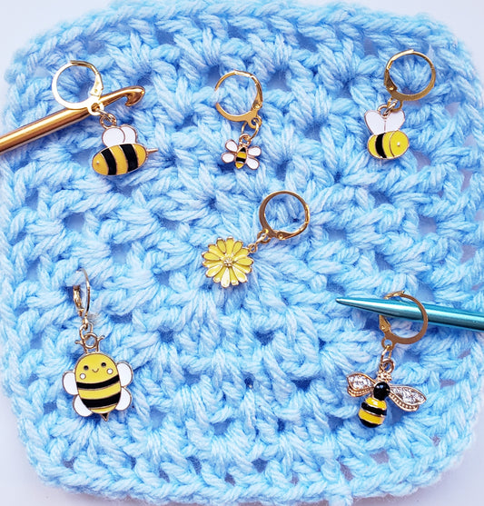 Bee Bling Stitch Markers