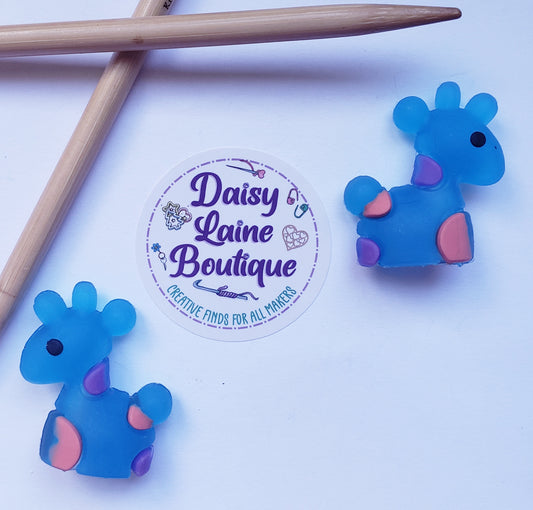 Blue Dragon Knitting Needle Point Protectors