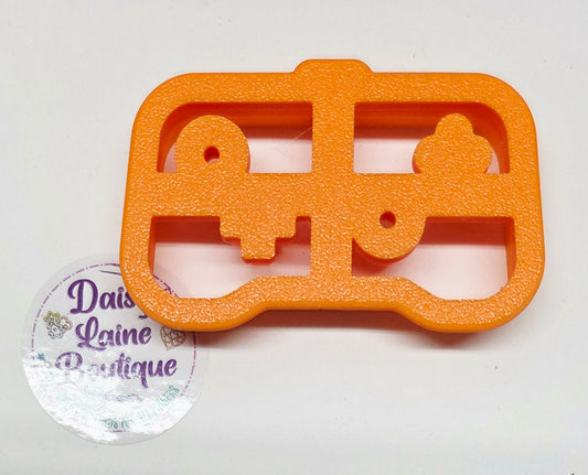 Joystick Game Controller Imprint Embosser Cookie Cutter - Dough Biscuit Cutters 3D Printed