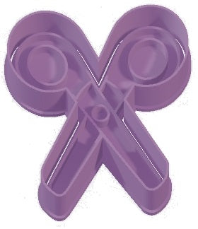 Scissors Cookie Cutter & Stamp Set