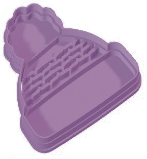 Knitted Stocking Cap Cookie Cutter & Stamp Set