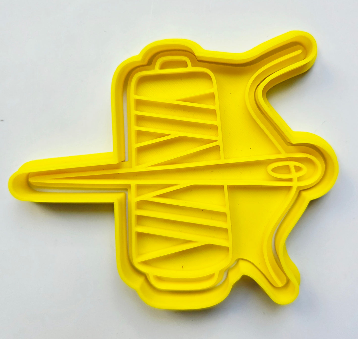 Thread Spool and Needle Cookie Cutter & Stamp Set