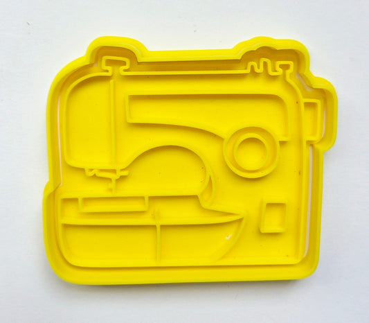 Sewing Embroidery Machine Cookie Cutter & Stamp Set - Dough Biscuit Cutters 3D Printed