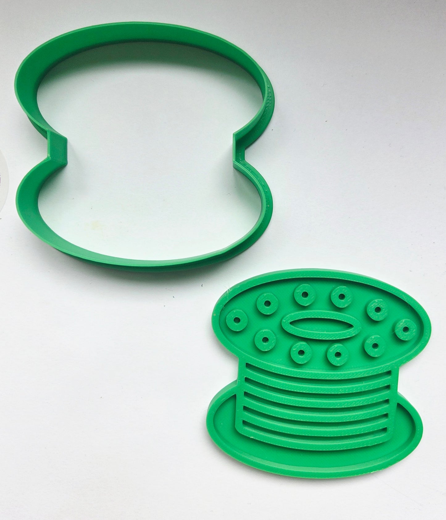 Bobbin Cookie Cutter & Stamp Set
