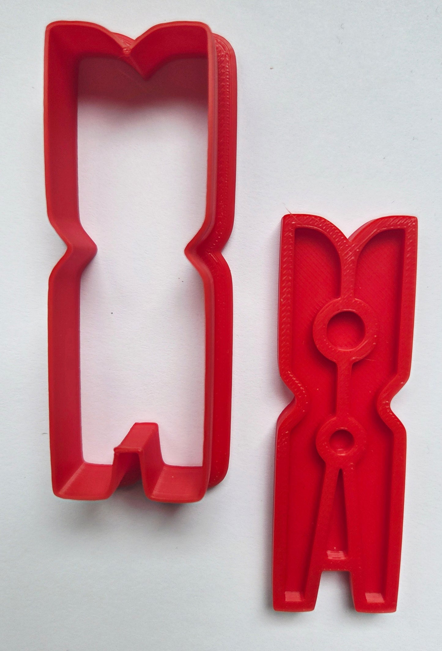 Clothes Pin Cookie Cutter & Stamp Set