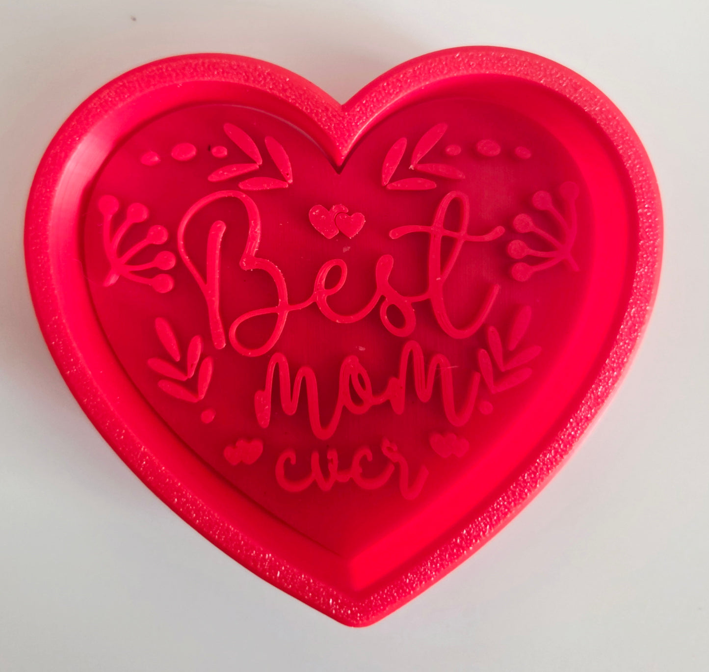 Mothers Day Heart Cookie Cutter & Stamp Set
