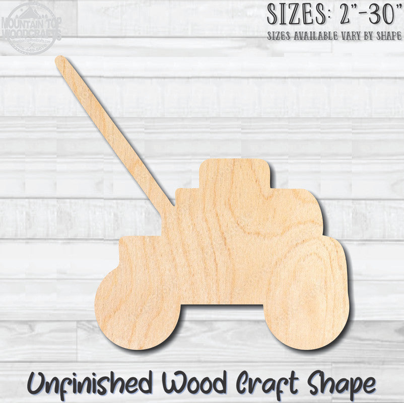 Lawn Mower Push Mower Unfinished Wood Shape Blank Laser Cutout Woodcraft Craft Supply