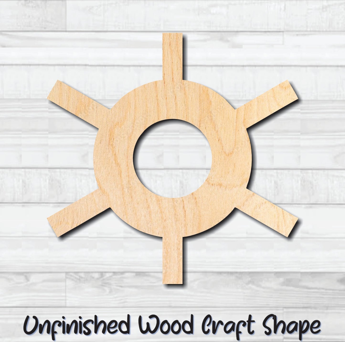 Gear 5 Cog Sprocket Pulley Unfinished Wood Shape Blank Laser Engraved Cut Out Woodcraft Craft Supply