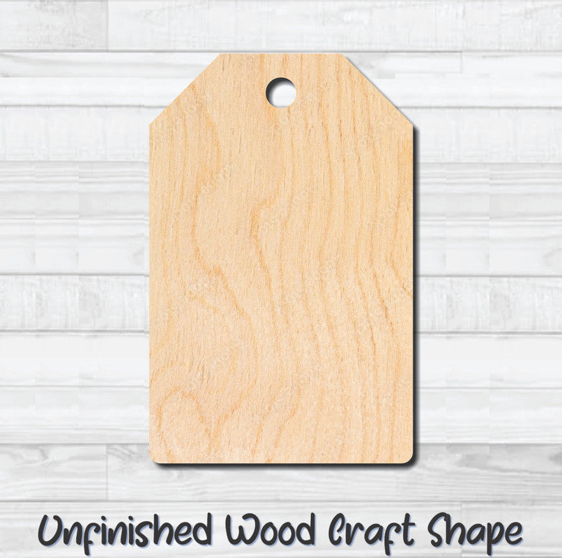 Gift Tag 67 Hang Tag Unfinished Wood Shape Blank Laser Cutout Woodcraft Craft Supply