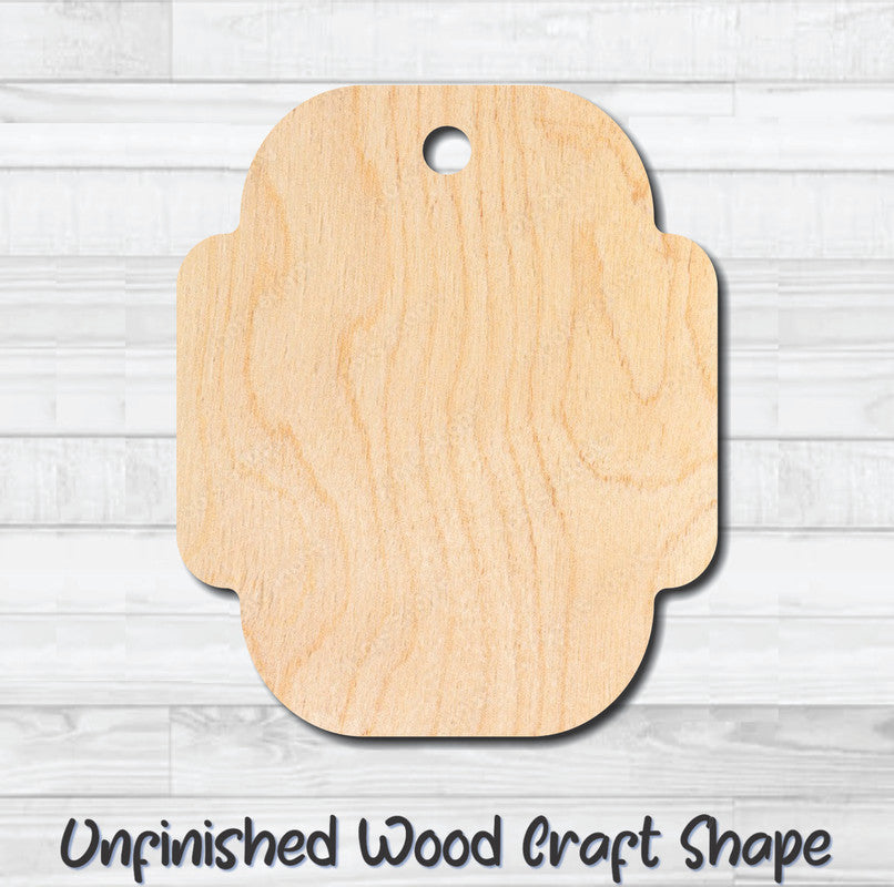 Gift Tag 74 Hang Tag Unfinished Wood Shape Blank Laser Cutout Woodcraft Craft Supply