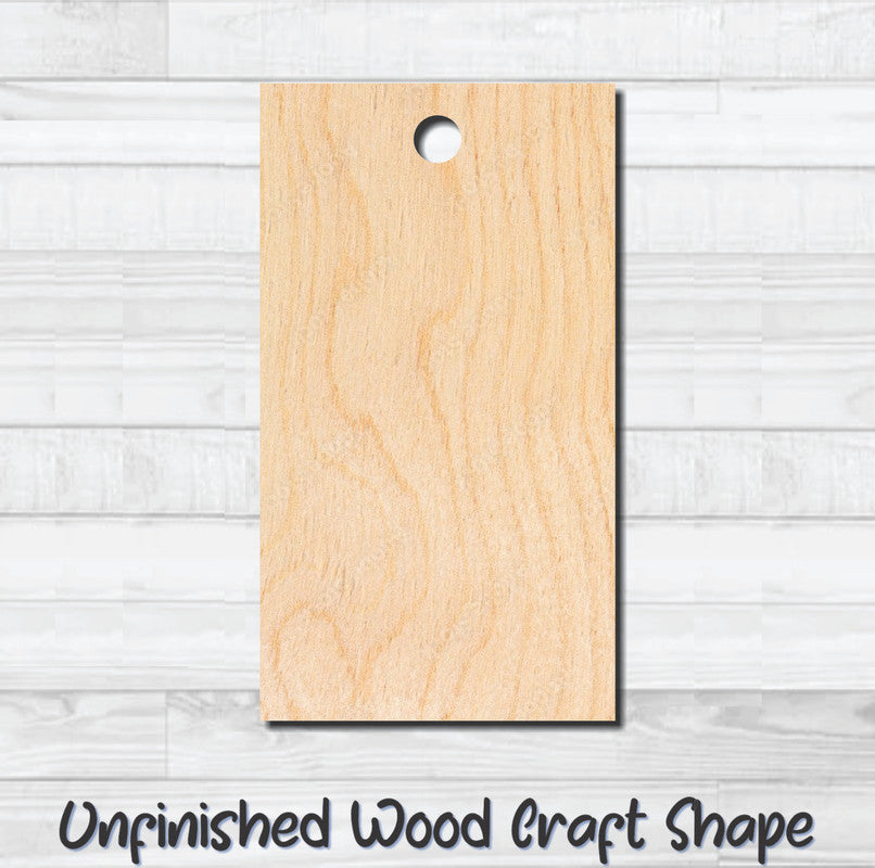 Gift Tag 91 Hang Tag Unfinished Wood Shape Blank Laser Cutout Woodcraft Craft Supply