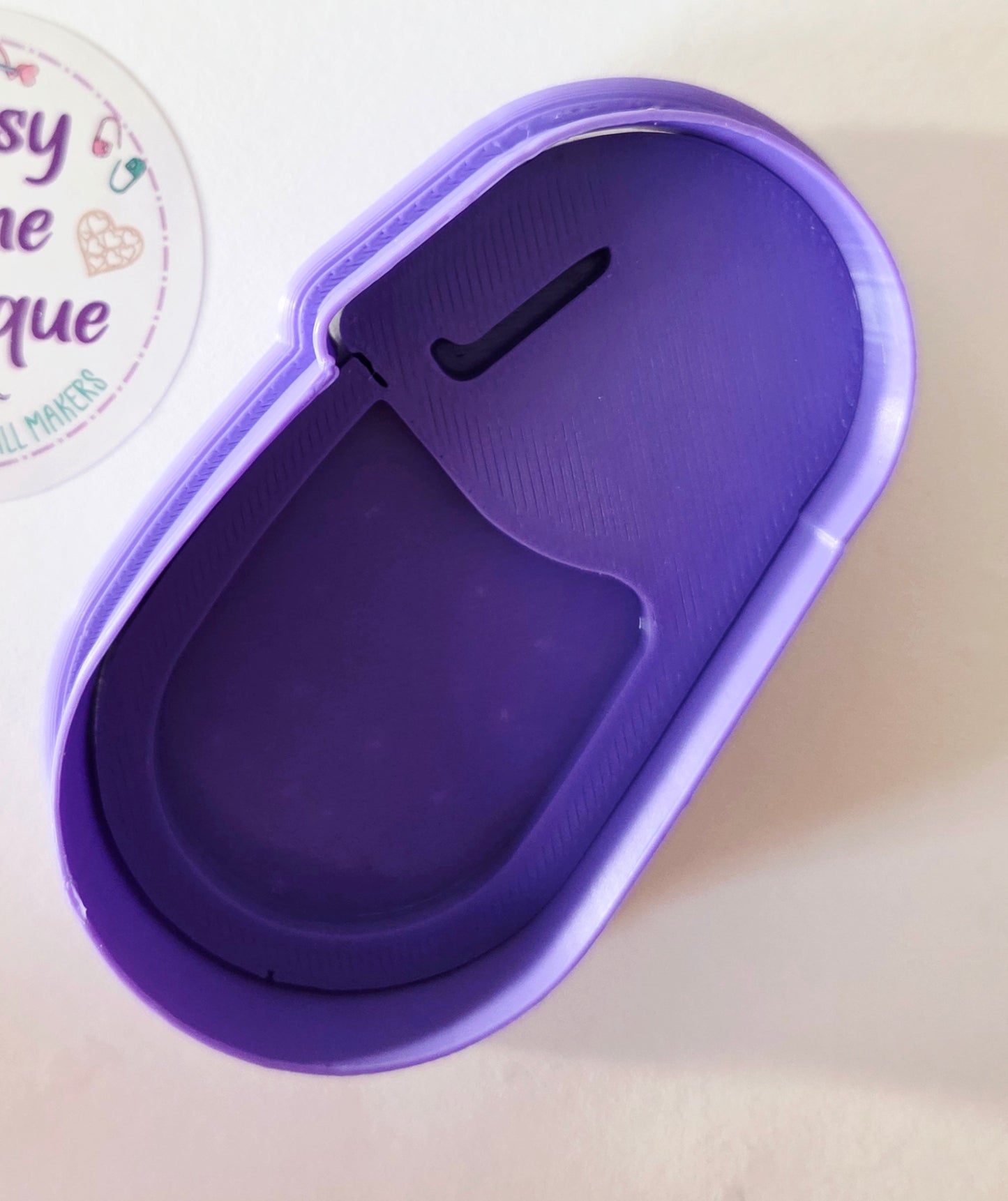 Stitch Marker Closed Cookie Cutter & Stamp Set