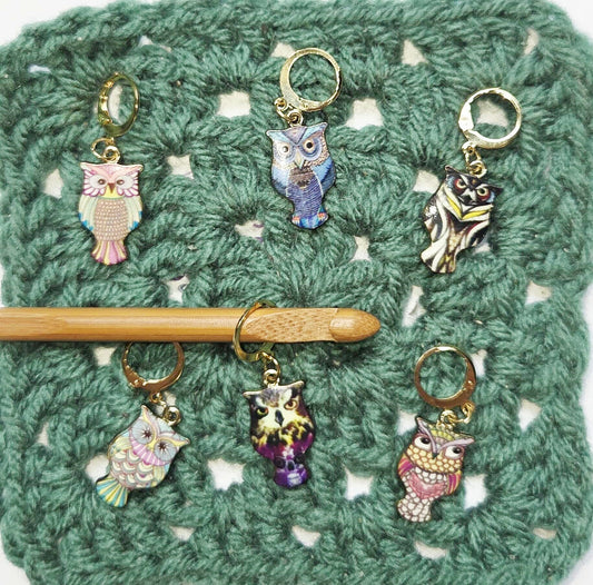 Owl Stitch Markers