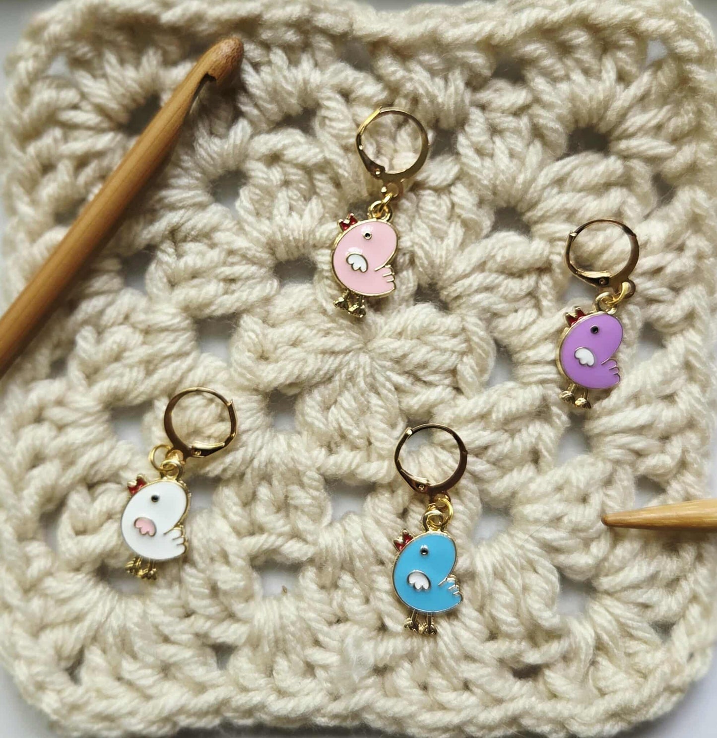 Birdies Cute Stitch Markers