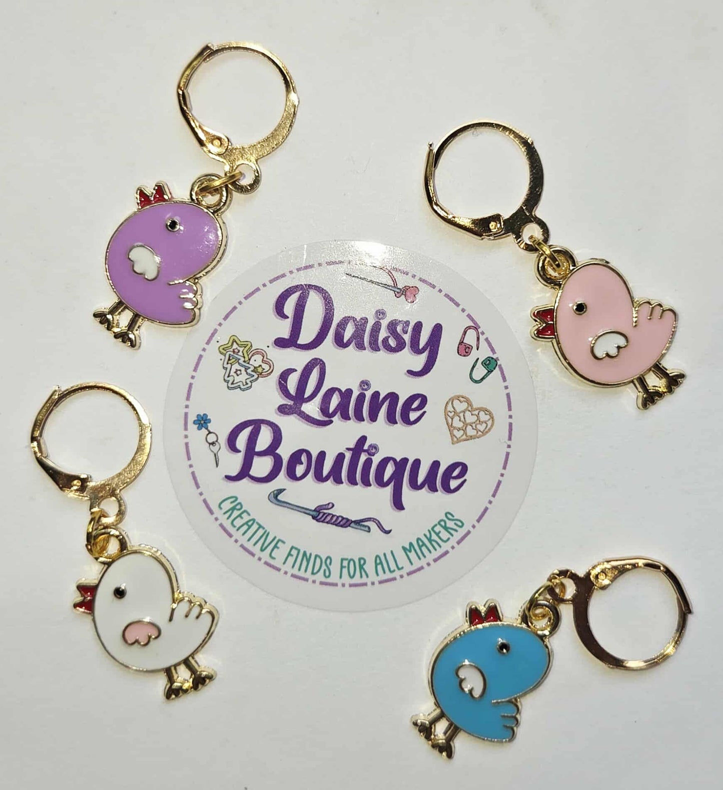 Birdies Cute Stitch Markers