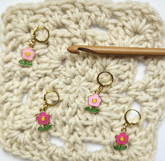 Daisy Plant Stitch Markers