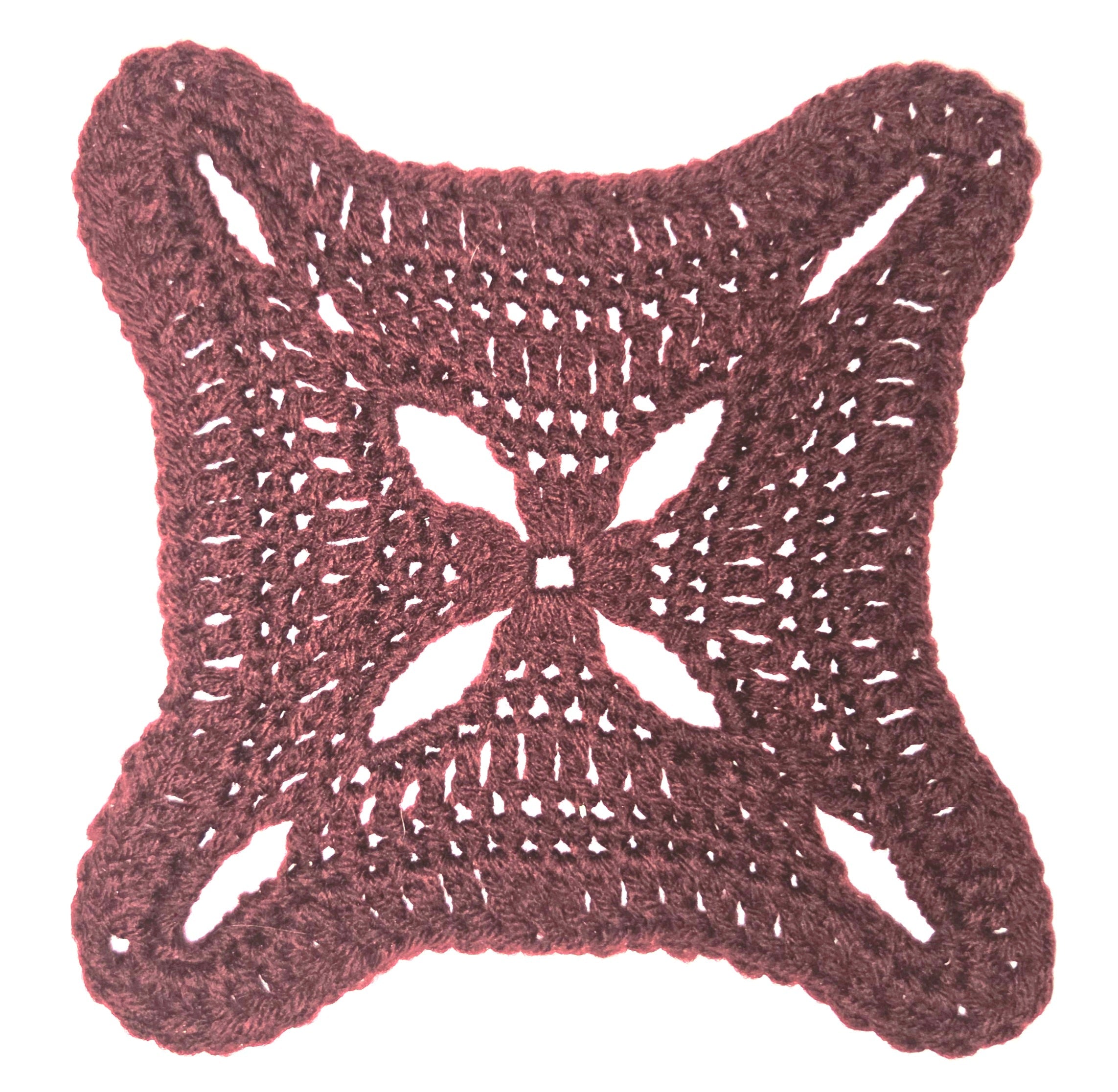 Day #12 - Down Granny Square Laine - Building Block Square