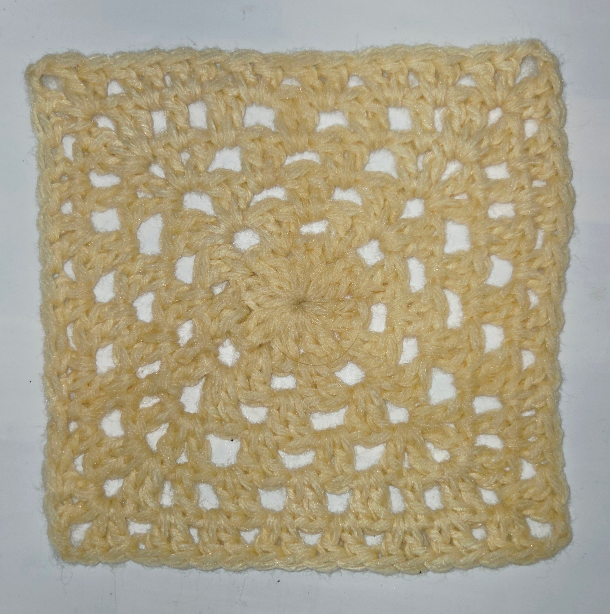 Day 25 - Down Granny Square Laine - 2 Step Square