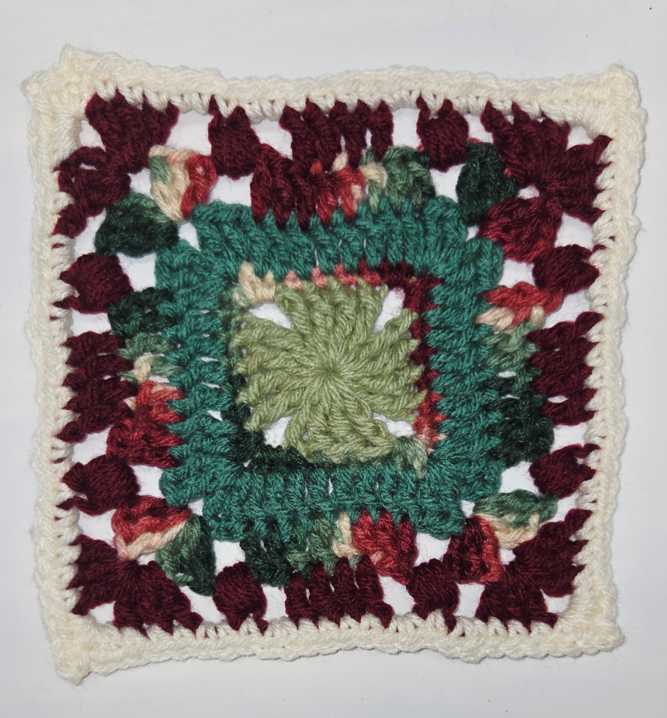 Day 32 - Down Granny Square Laine - Fiesta Square