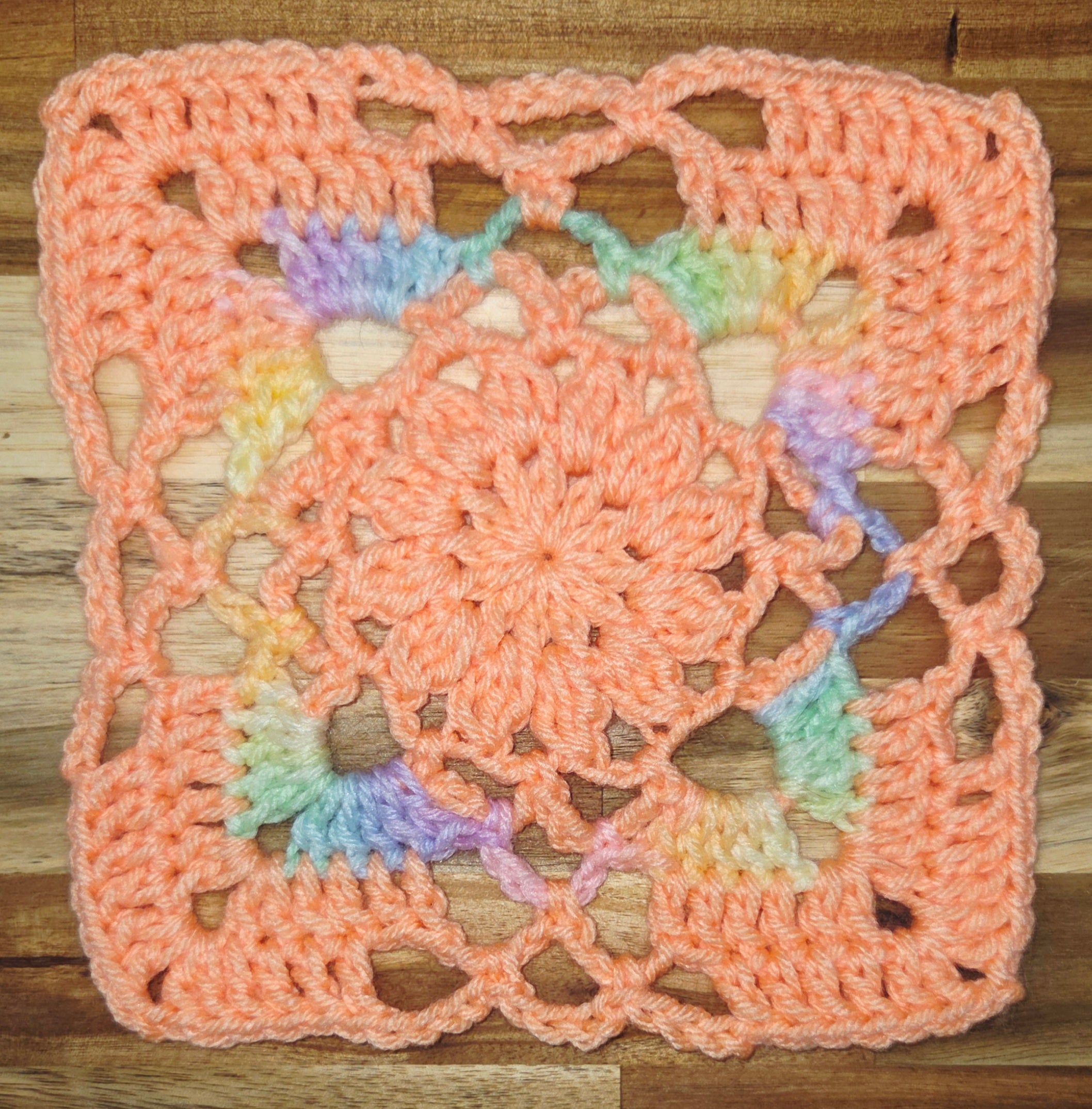 Day 42 - Down Granny Square Laine - Ciara Square