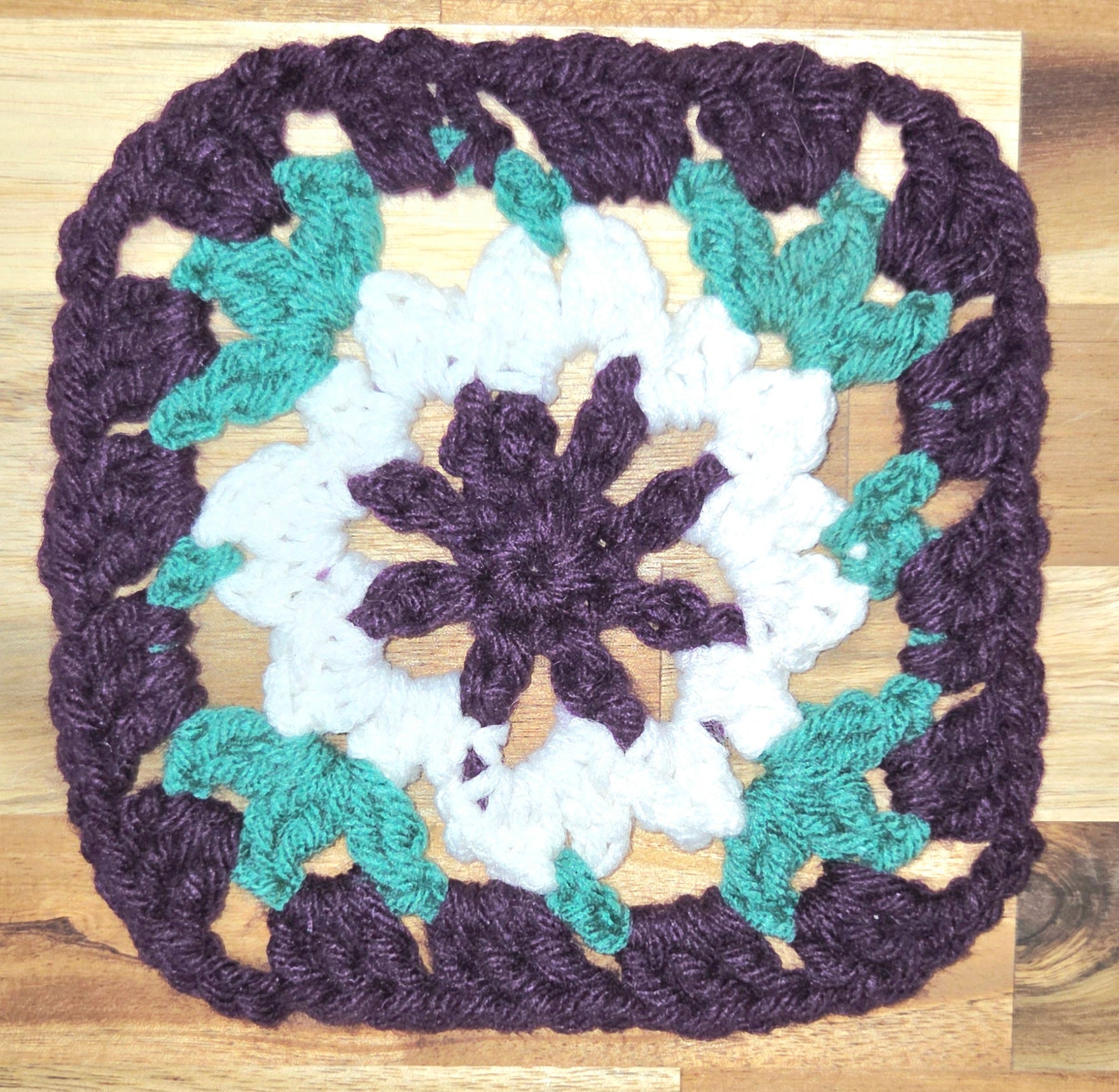 Day 43 - Down Granny Square Laine - Cheyenne Square