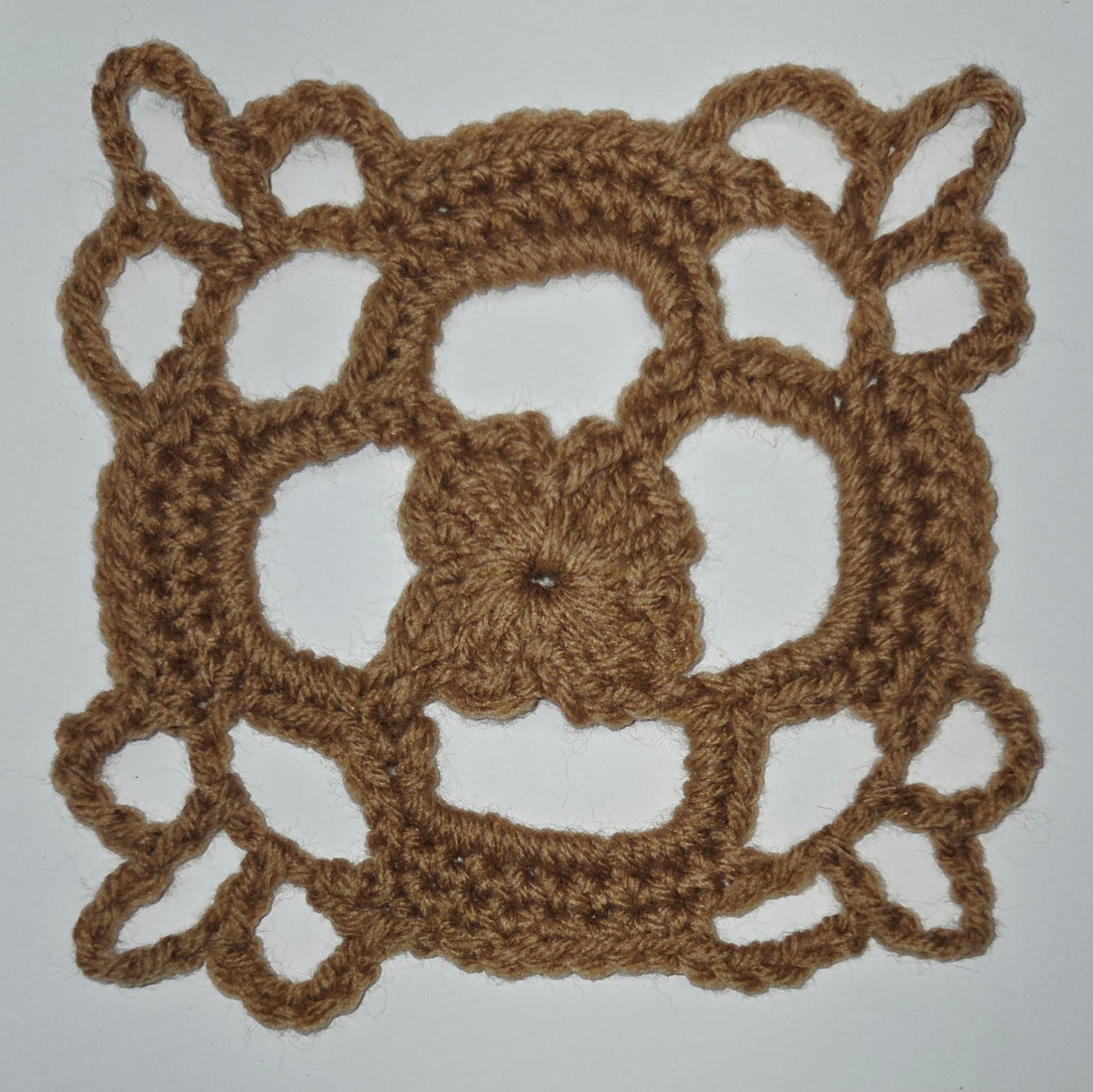 Day 45 - Down Granny Square Laine - Celtic Flower Square