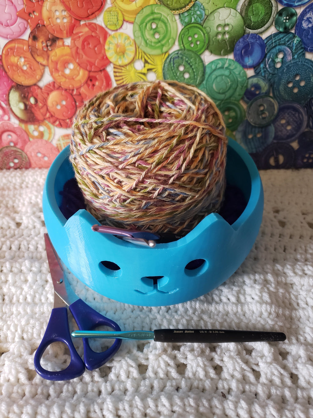 Cat Yarn Bowl