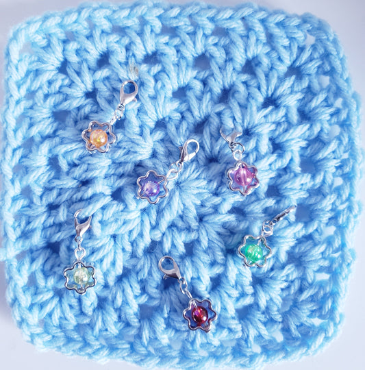 Flower Bead Stitch Markers