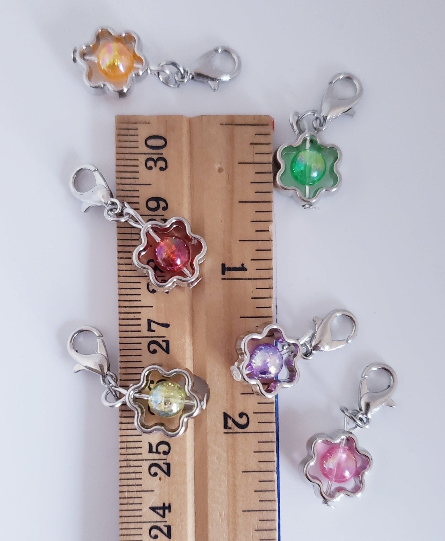 Flower Bead Stitch Markers