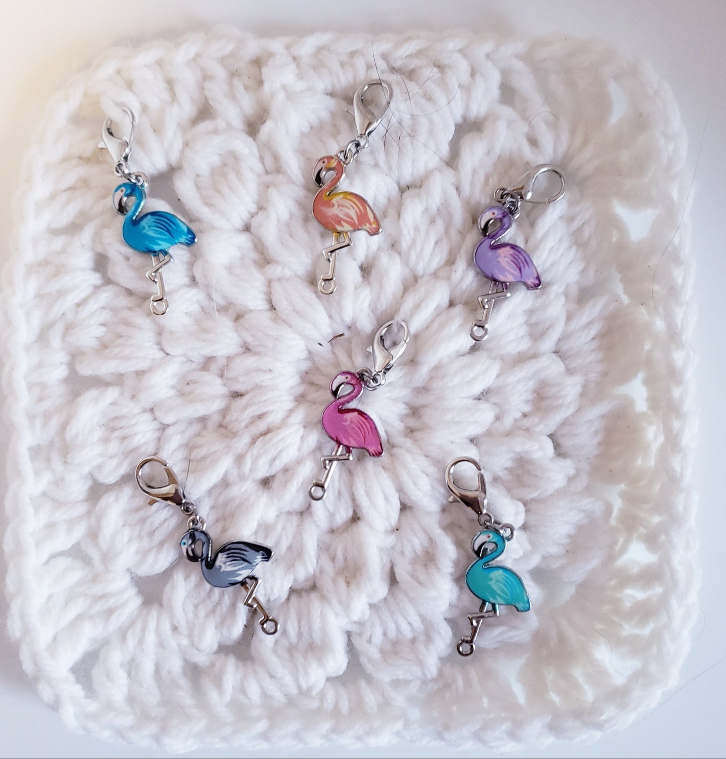 Flamingo Colorful Stitch Markers
