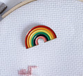 Rainbow Primary Colors Enamel Magnetic Needle Minder