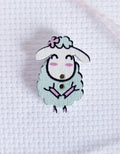 Mint Green Sheep Lamb Magnetic Needle Minder