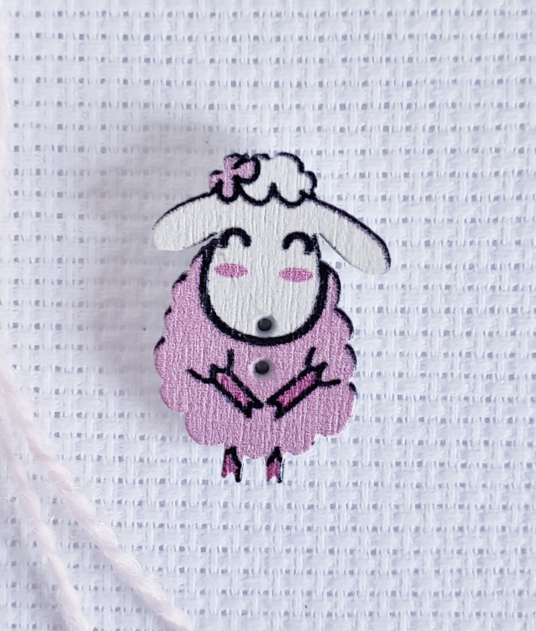 Never Give Up Round Enamel Magnetic Needle Minder