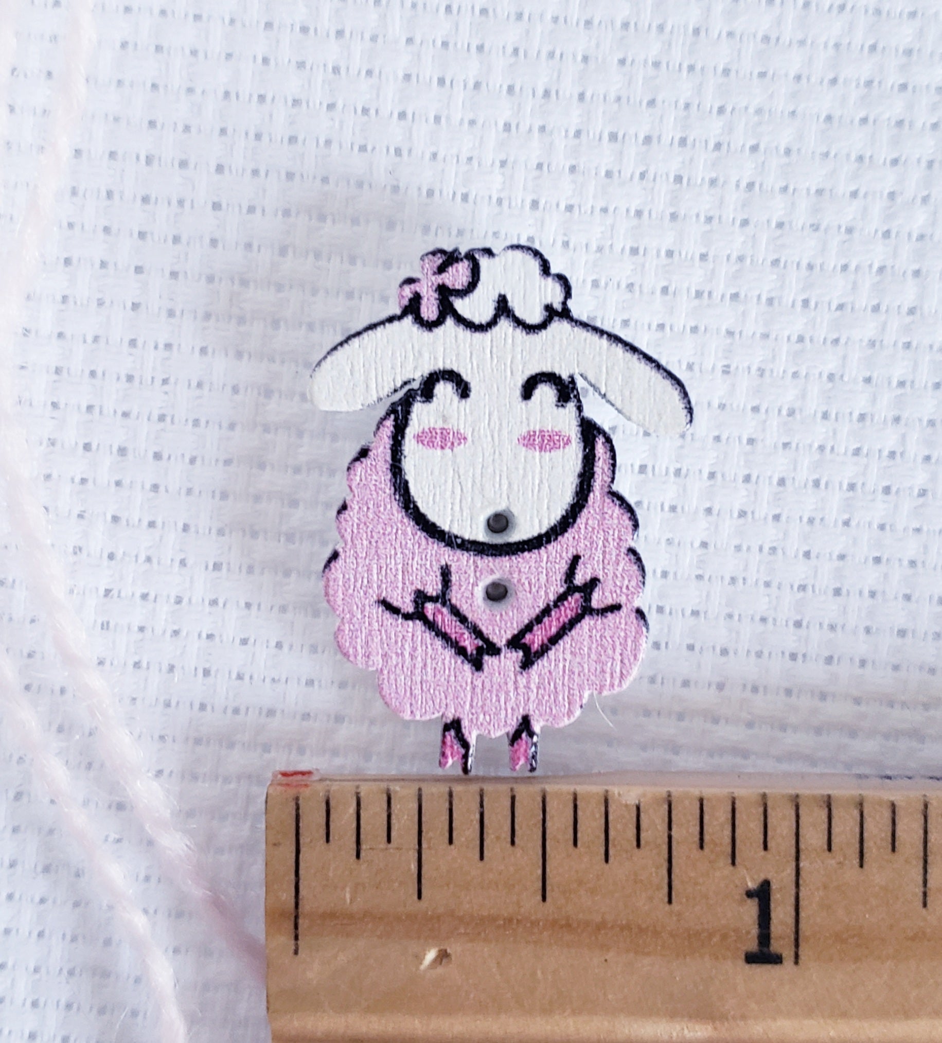 Pink Sheep Lamb Magnetic Needle Minder