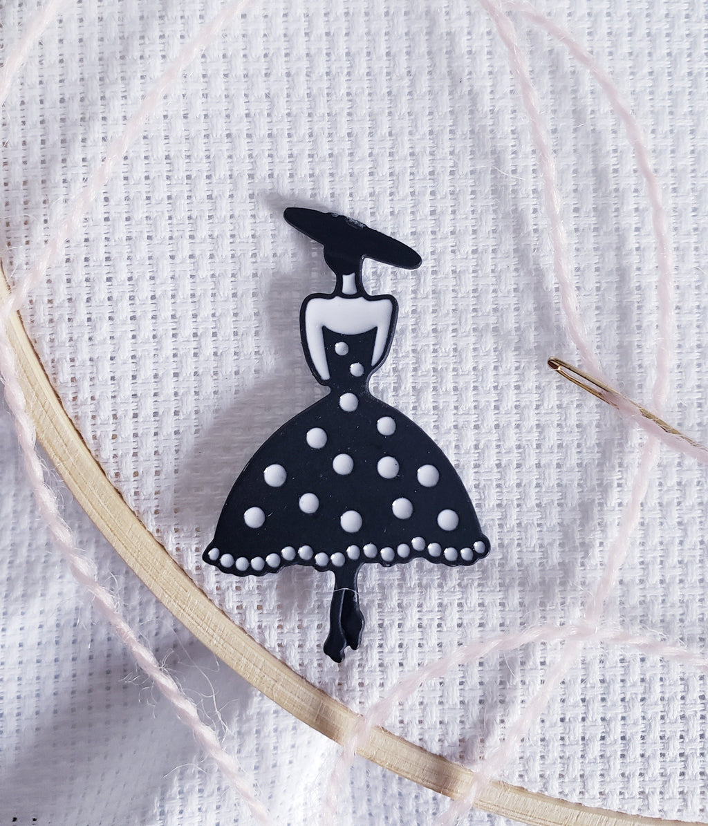 Dinosaur Dino Baby Enamel Magnetic Needle Minder