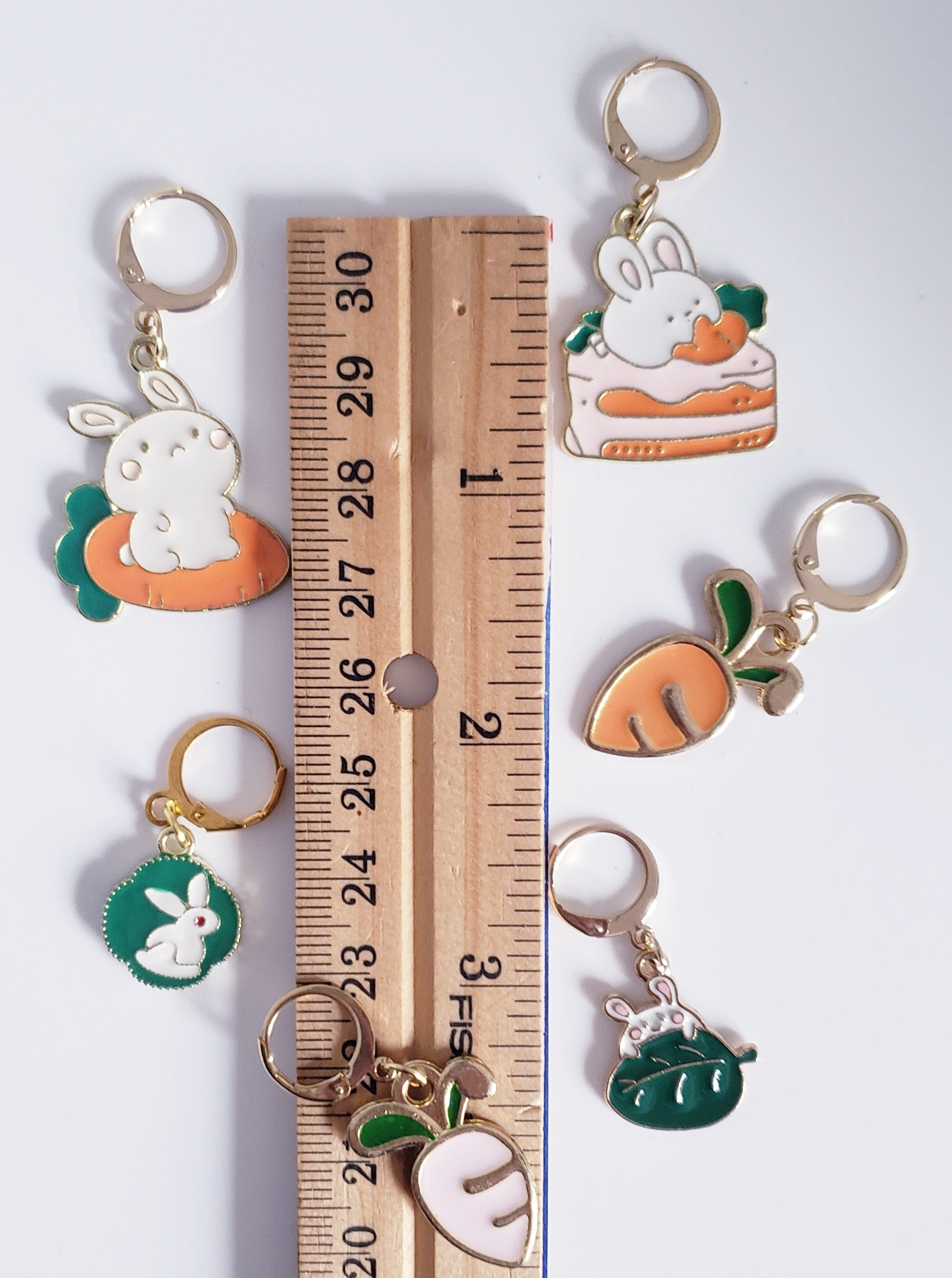 Bunny Carrot Easter Stitch Markers