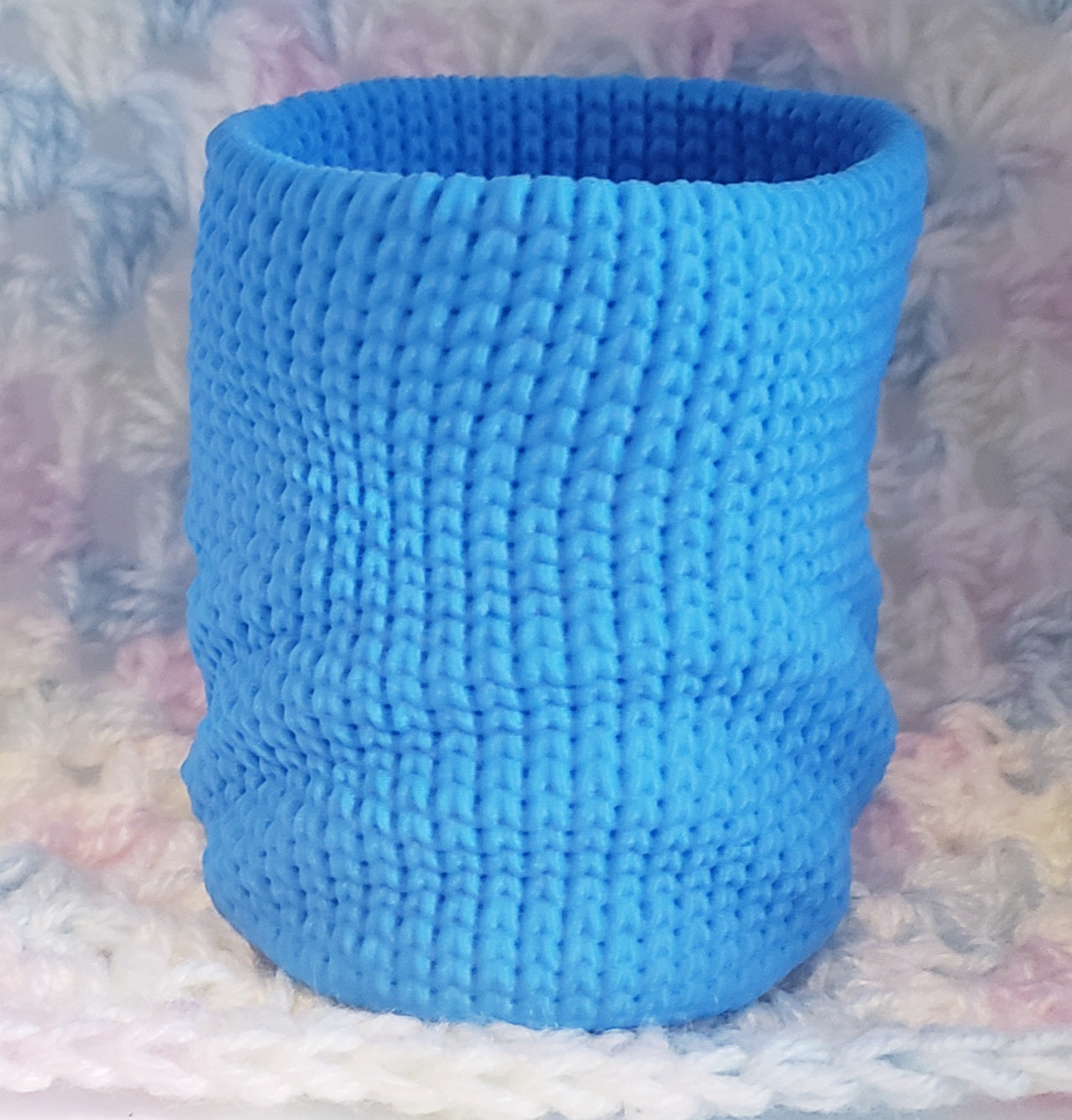 Knitted Slouch Pot Organizer