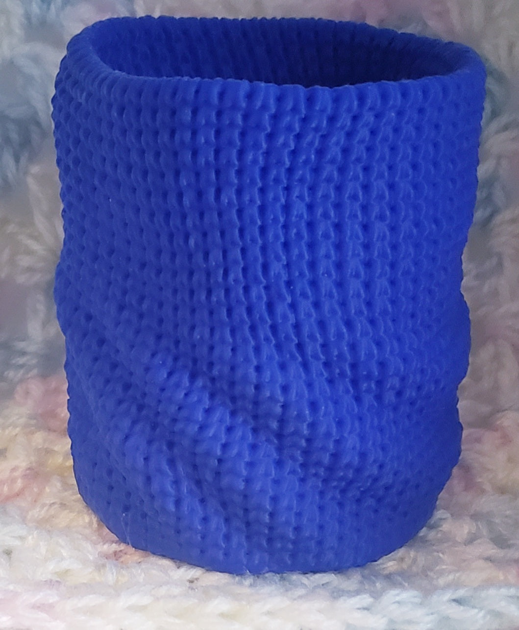 Knitted Slouch Pot Organizer