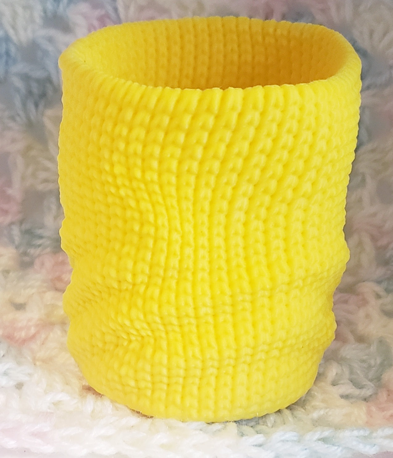 Knitted Slouch Pot Organizer