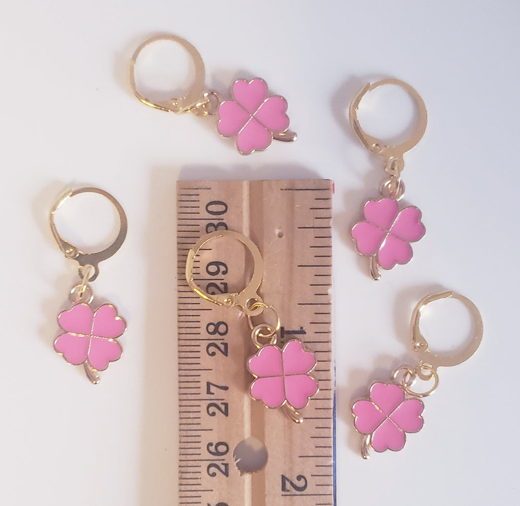 Four Leaf Clover Stitch Markers
